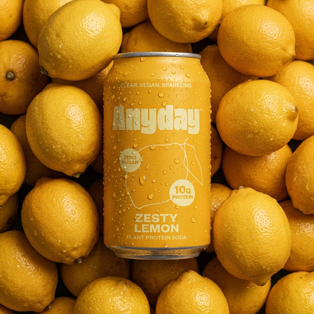 Anyday Protein Soda Zesty Lemon